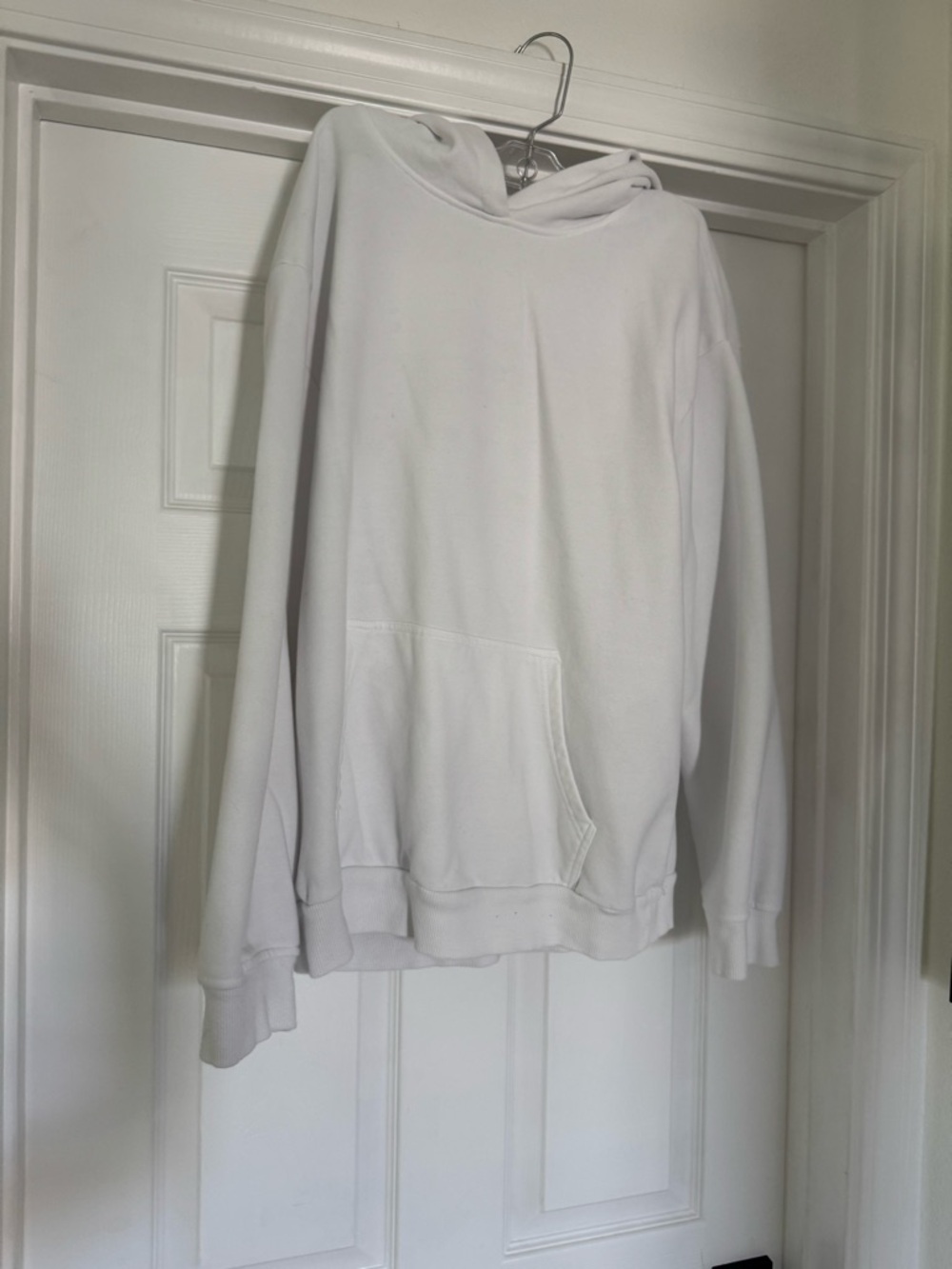 Amazon White Women's Crewneck Hoodie Pullover
